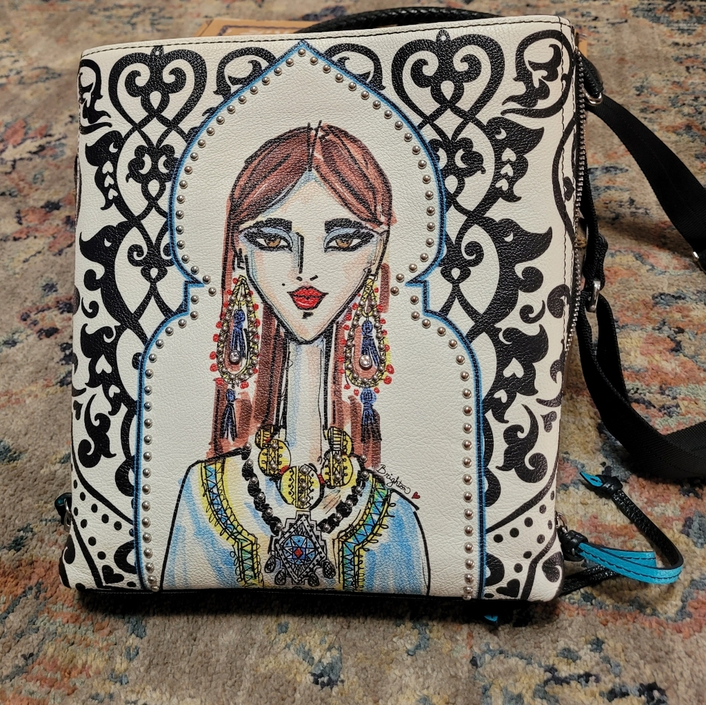 Brighton leather Crossbody handbag